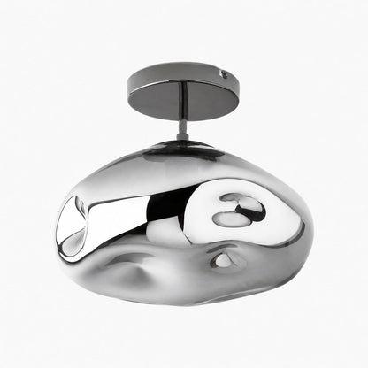 Glissora Deckenleuchte aus reflektierendem Glas – Skulpturales Design, vielseitige Ausführung für Flur und Esszimmer