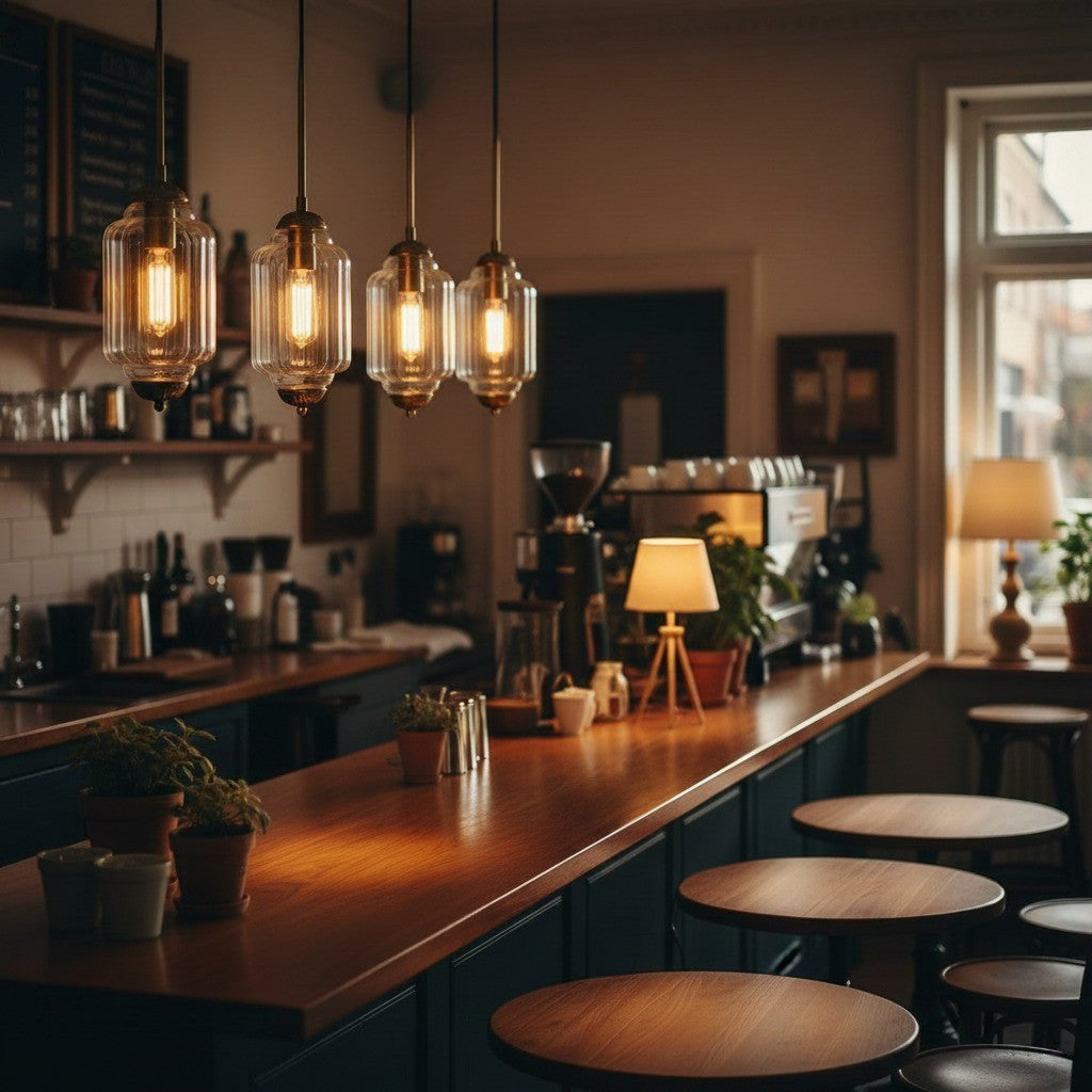 Eloise Petite Pendant Light - Vintage Milk Glass Lamp