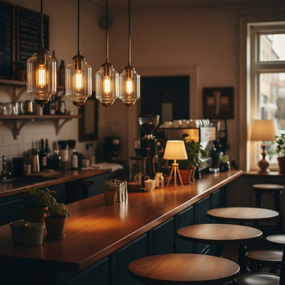 Eloise Petite Pendant Light - Vintage Milk Glass Lamp