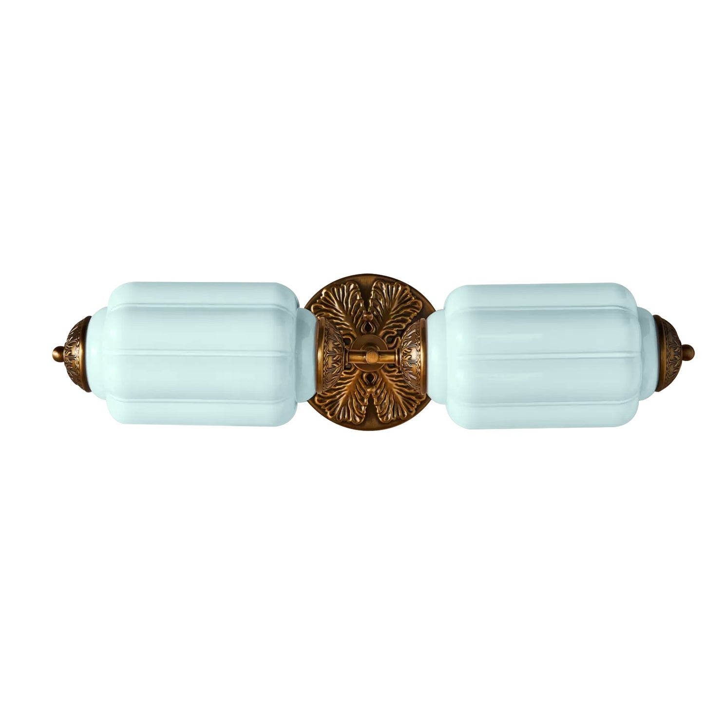 Eloise Glass Wall Sconce - Vintage Milk Glass Vanity Sconce