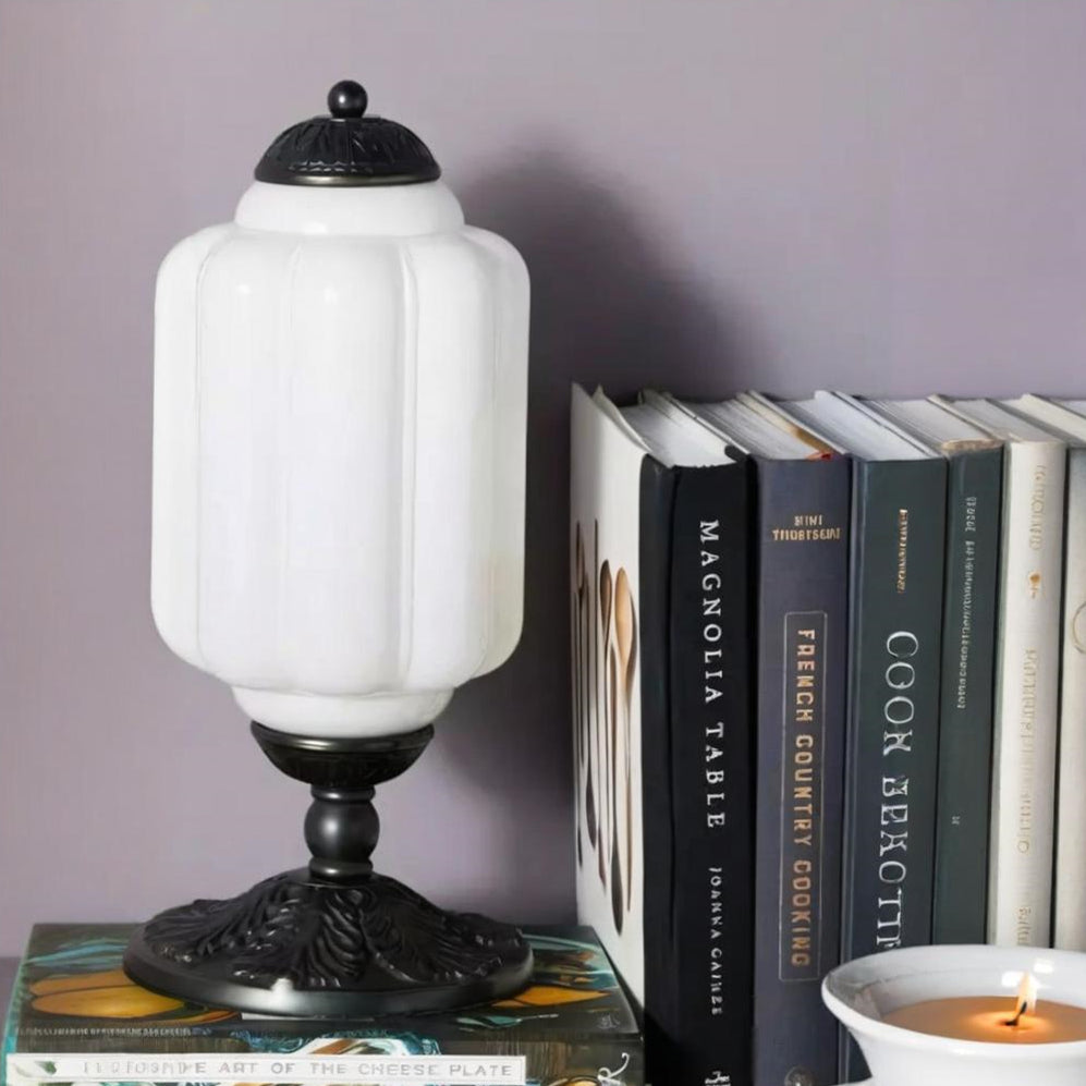 Eloise Tischlampe - Vintage Design Glas Tischlampe