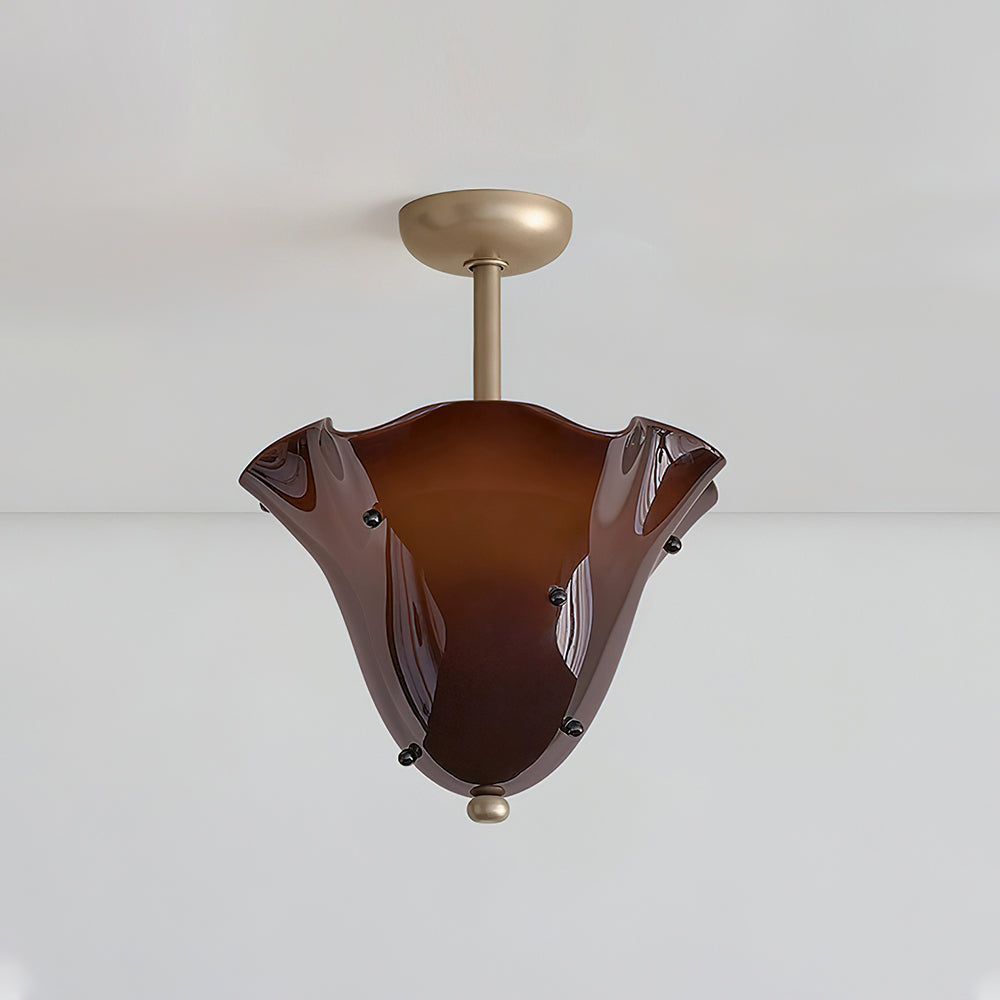 Bellina Sculptural Bloom Modern Ceiling Light – Perfect for Living Room & Bedroom