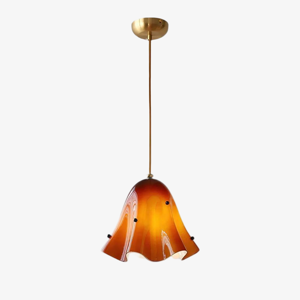 Bellina Sculptural Floral Pendant Light Contemporary Ceiling Fixture for Living Room