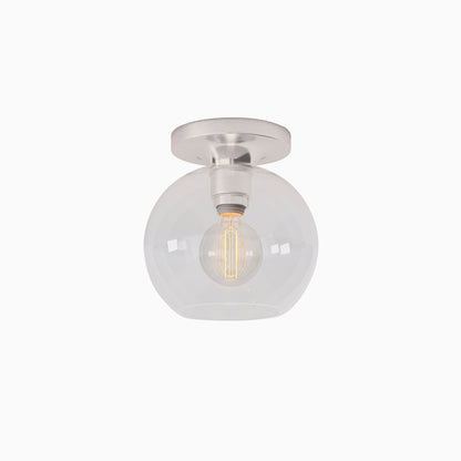 Selvion Modern Globe Pendant Light - Damp-Rated Bathroom Lighting - Luxe Glass Shade