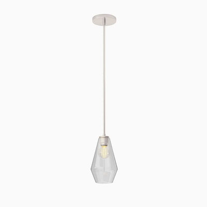 Merin Transparent Glass Sculpture Geometric Chandelier