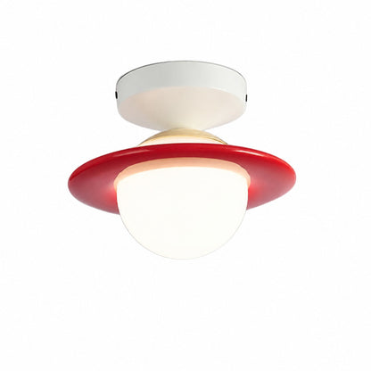 Olevira Modern Minimalist Colorful Ceiling Light - Mount for Bedroom or Living Room