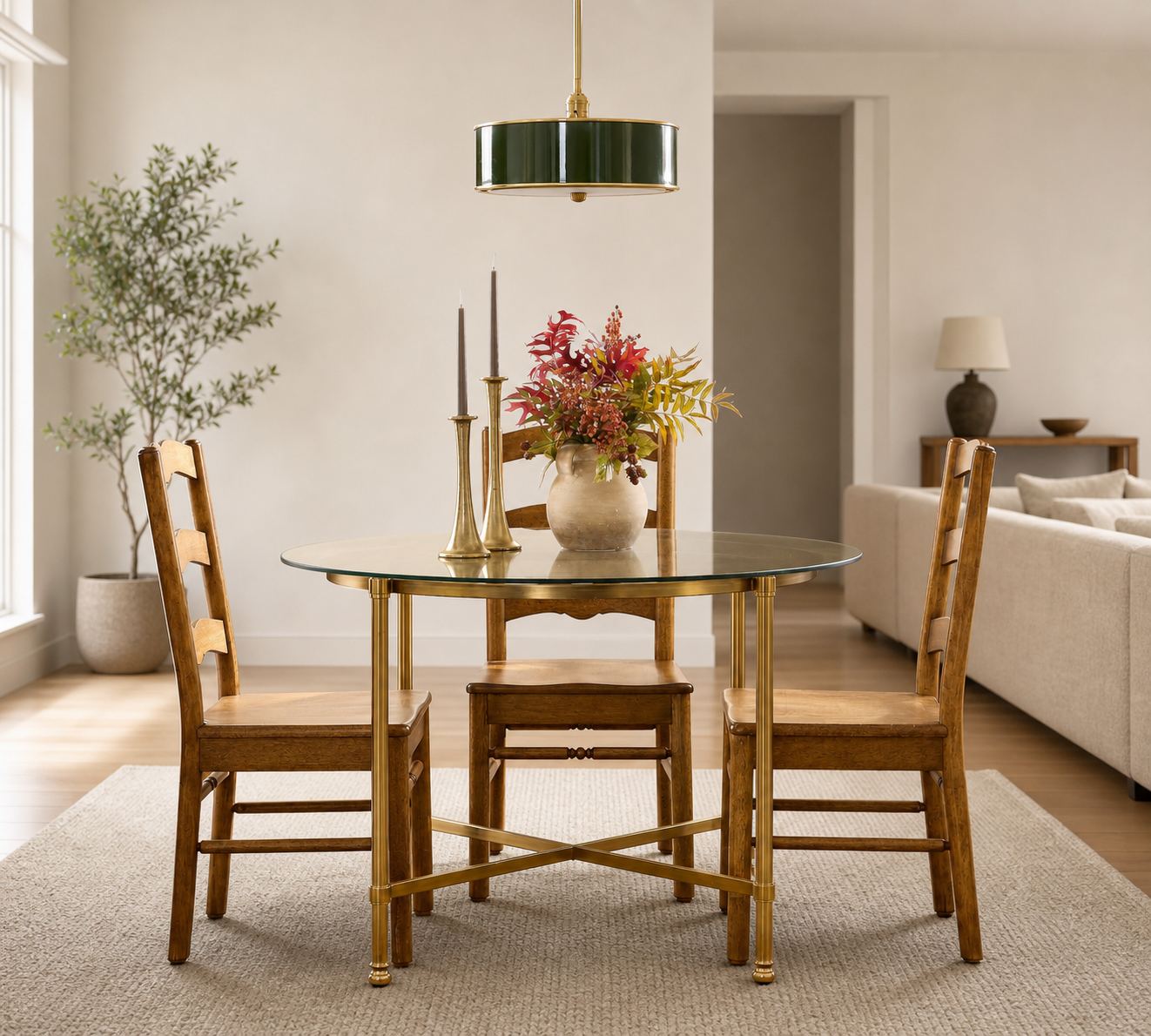Forvara Farmhouse Pendelleuchte - Rustikale Metallleuchte für Küche & Esszimmer