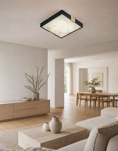 Lucien Alabaster Ceiling Light