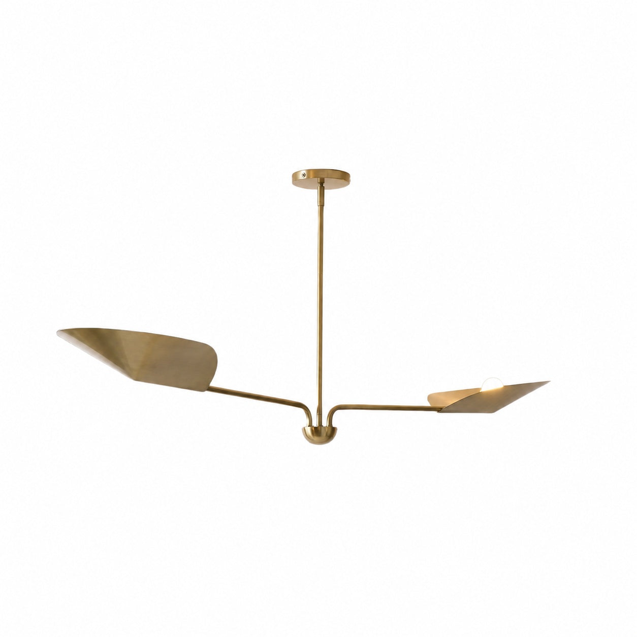 Kronleuchter aus Lutal-Bronze – Modernes Design mit monochromer Oberfläche