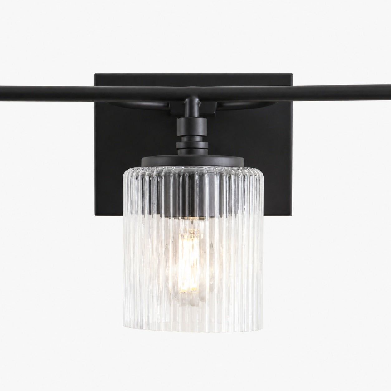Lirra 3-Light Vanity Light Dimmable Glass Metal - Modern Design for Bathroom and Bedroom