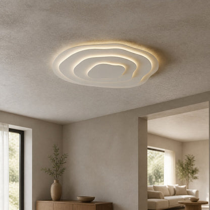 Aeris Mimir Wellenförmige Acryl-Deckenleuchte, moderne minimalistische Aufbauleuchte für Wohnzimmer und Schlafzimmer