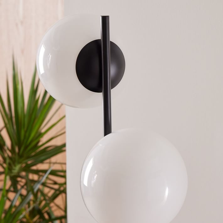 Brina Glass Multi-Light Floor Lamp - Modern Standing Light with Elegance