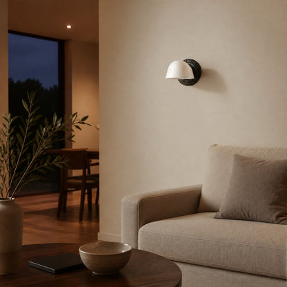 Fiea Wandleuchte mit Rillenmuster – Art-Deco-inspiriertes Design mit sanfter Ambientebeleuchtung für Badezimmer oder Schlafzimmer