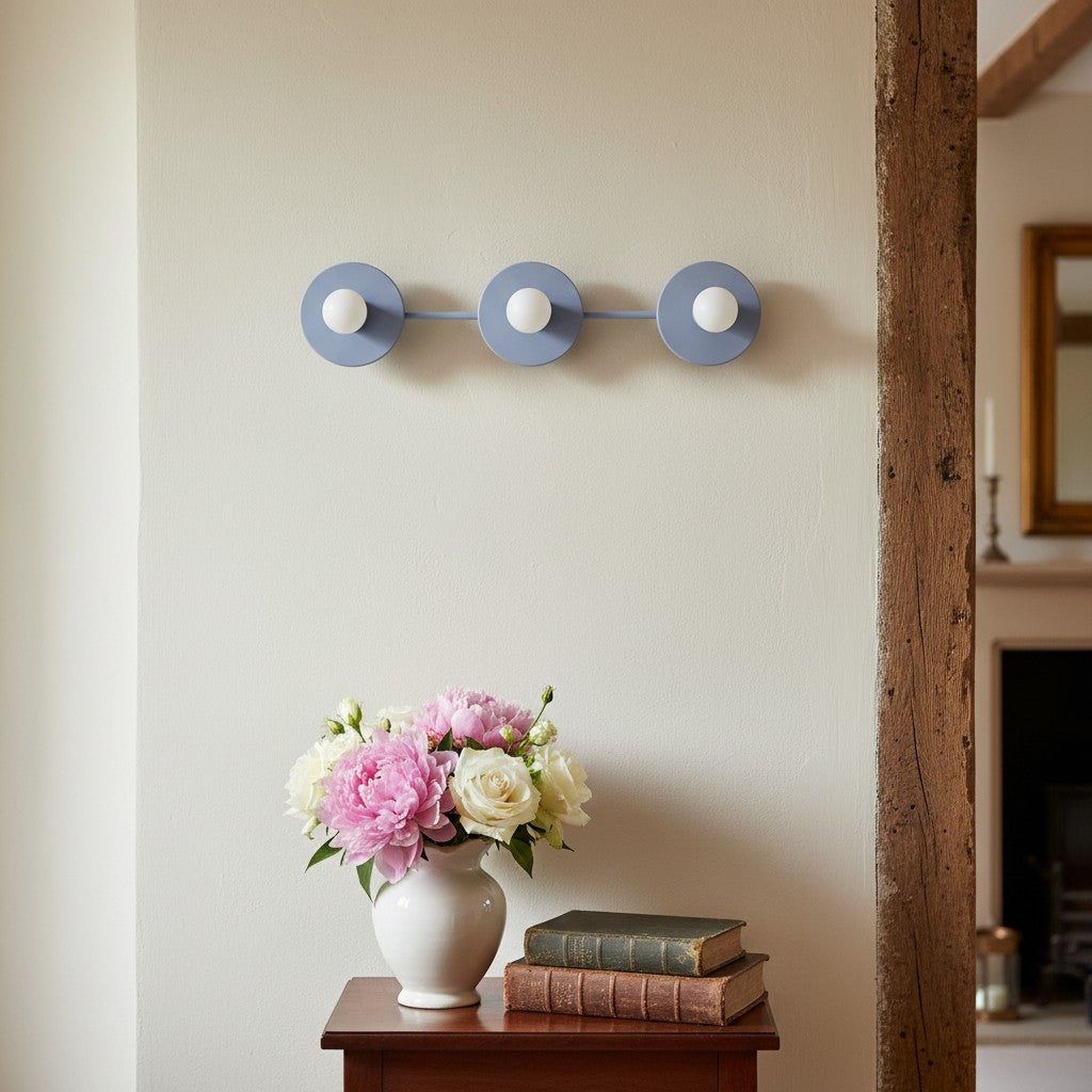 Radiro Globe Modern Spherical Glass Vanity Light – Minimalist 3-Light Fixture for Bathrooms