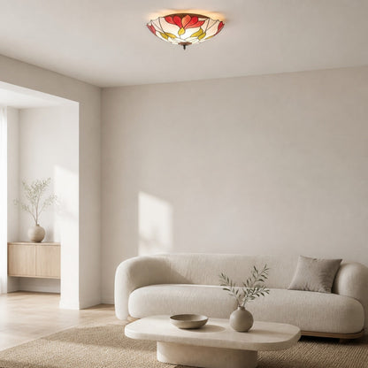 TF Botanica Florale Glas-Decken- und Pendelleuchten – Leuchten im Kunstglas-Stil für Räume