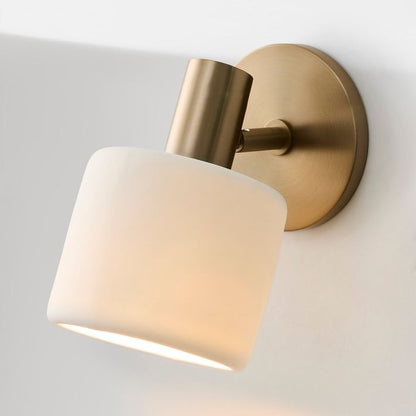 Cerova Modern Ivory Porcelain Sconce – Soft Organic Wall Light
