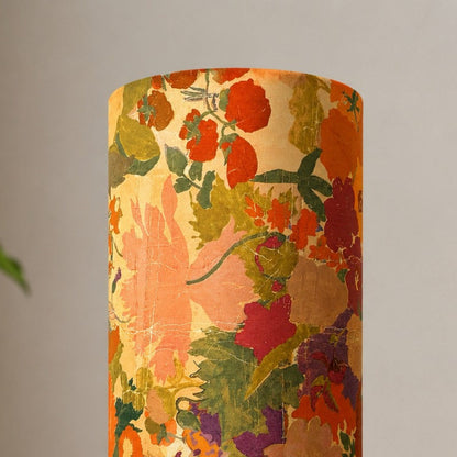 Liberty-Style Fabric Shade Ceramic Table Lamp for Bedside Ambient Lighting