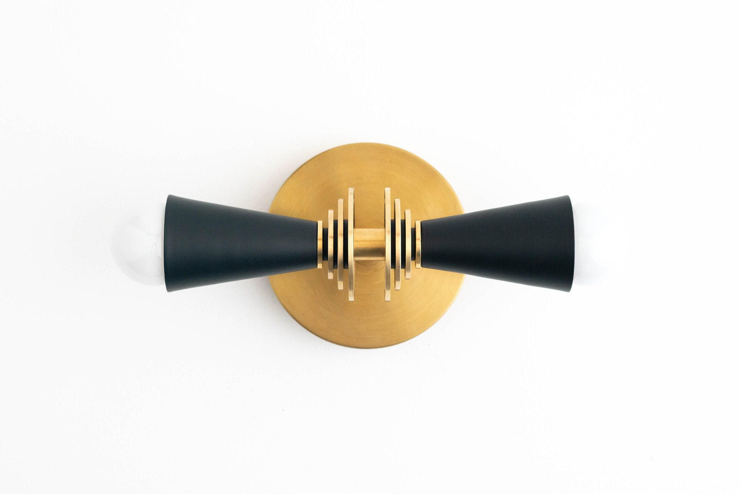 Pyralis Cone Art Deco Wall Light - Multi-Directional Sconce for Vanity or Wall