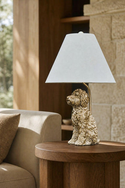 Pawdia Einzigartige Tischlampe – Dekorative Keramik-Tier-Nachttischlampe