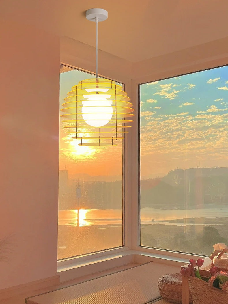 Acryl Sunrise Pendelleuchte