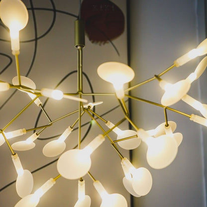 Floresta Artistic Chandelier – Organic Design with Metal and Acrylic for Contemporary Spaces N66