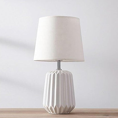 Nobel Stoff Keramik Bett Tischlampe
