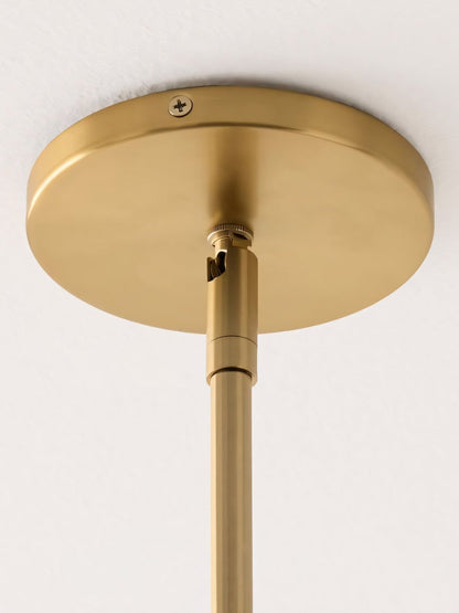 Skandinavisch Metallstange Glockenform Pendelleuchte