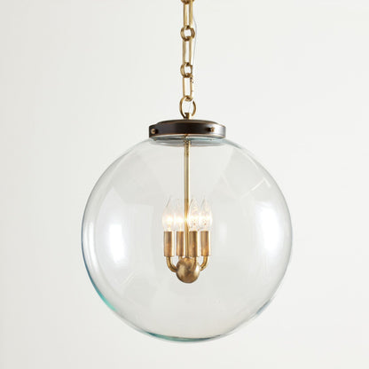 Sterling Minimalist Glass Pendant Collection - Vintage Brass Lighting Design