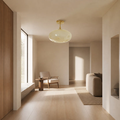 Orra Deckenleuchte – Skulpturales Kugeldesign, modern, minimalistisch, vielseitig für das Wohnzimmer