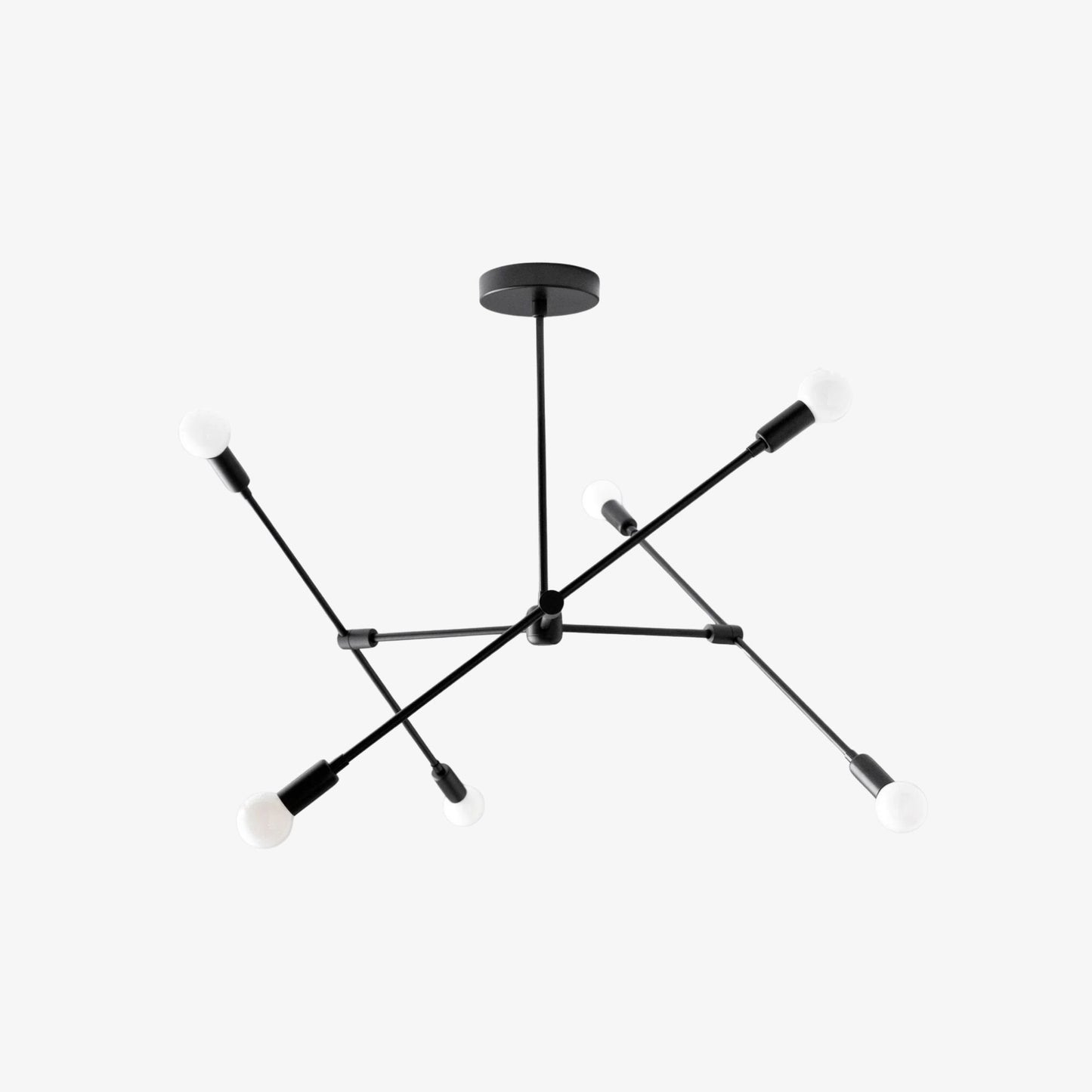 Mobilux Line Modern Mobile Chandelier - Minimalist Ceiling Light for Dining Room