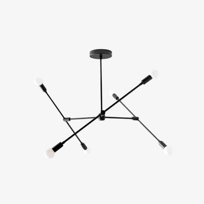 Mobilux Line Modern Mobile Chandelier - Minimalist Ceiling Light for Dining Room