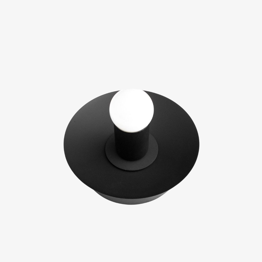 Radiro Globe Brass and Black Wall Light - Minimalist Scandinavian Sconce