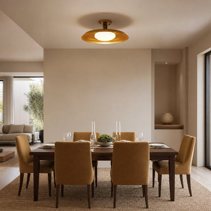 Pot-Lid Style Flat-Panel Ceiling Light