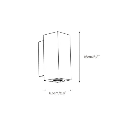 Modern Sculptural Metal Wall Lamp – Minimalist Sconce for Bedroom Living Room Hallway