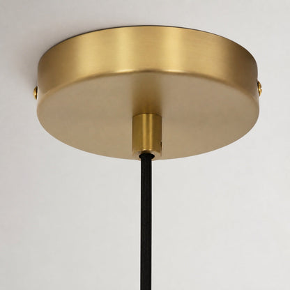 Kaleon Retro Glass Pendant Light - Glass Accents Art Deco Design for Dining and Living Room Ambiance