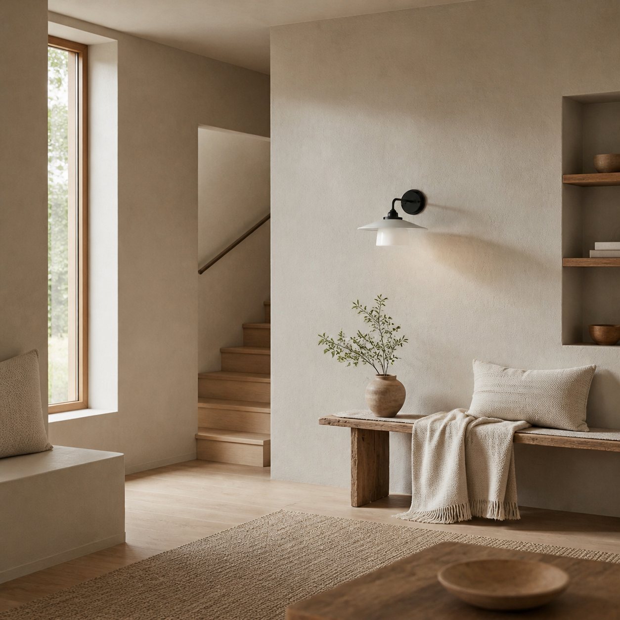 Cordax Wandleuchte im Utility-Stil – Metall und Glas für die Innen- und Außendekoration