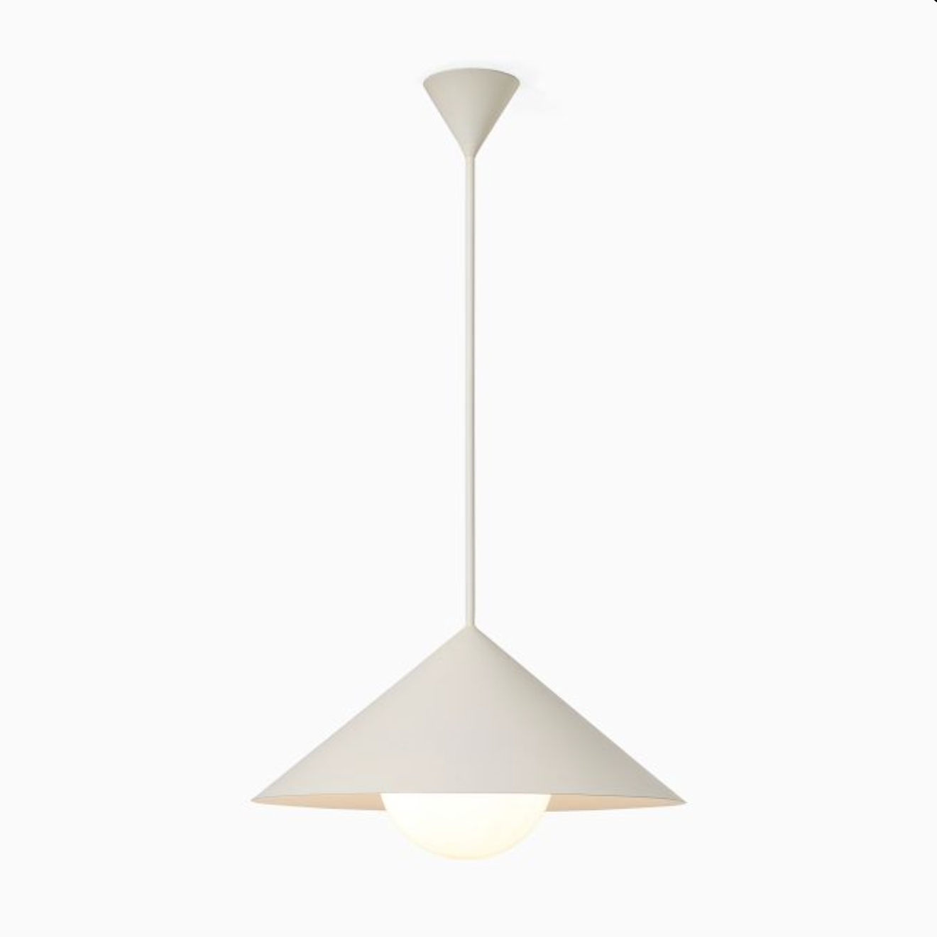 Brivana Adjustable Pendant – Mid-Century Cone Light for Kitchen & Dining