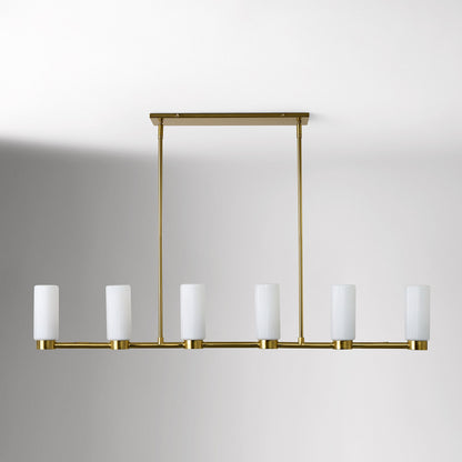 Rivora Fluted Glass Chandelier – Elegant Ribbed Lasting Design