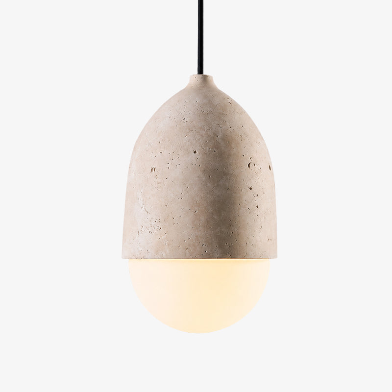 Cream Wabi-Sabi Vintage Pendant Light