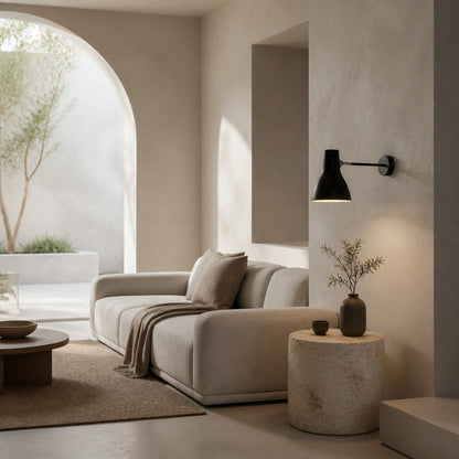 Modryx Adjustable Wall Light – Modern Minimalist Aluminium Lamp for Living Spaces