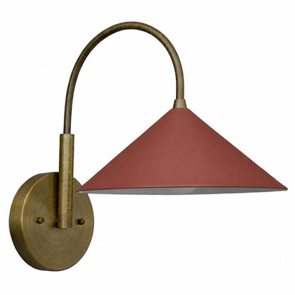 Curva Metall-Wandleuchte im Vintage-Stil – eleganter kegelförmiger Lampenschirm für Schlafzimmer