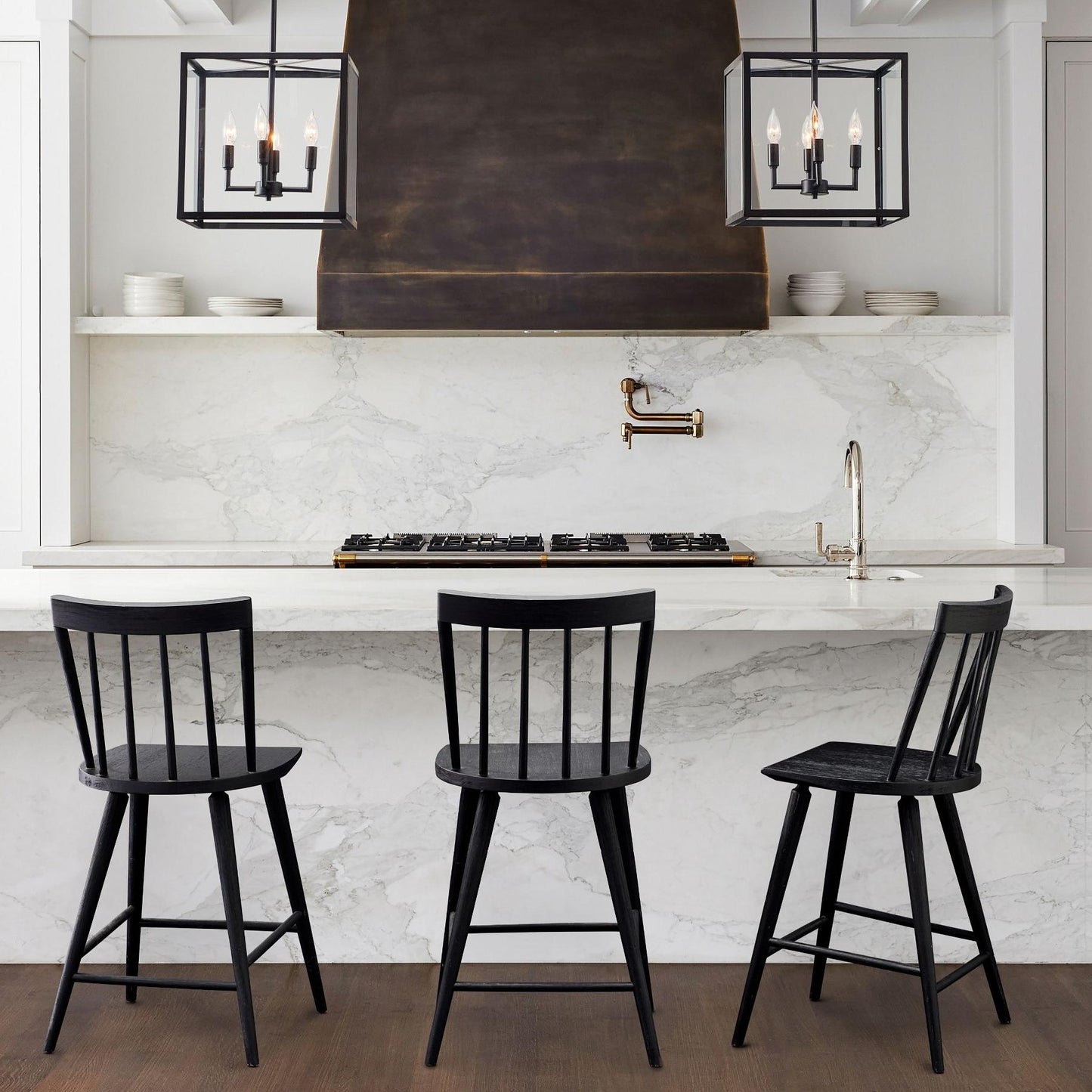 Ferrix Outdoor Lantern Pendant Lamp – Industrial Glass and Iron Design for Modern Spaces