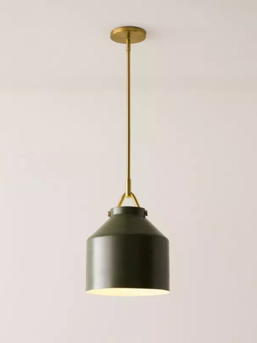 Skandinavisch Metallstange Glockenform Pendelleuchte