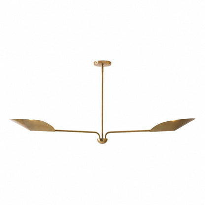 Kronleuchter aus Lutal-Bronze – Modernes Design mit monochromer Oberfläche