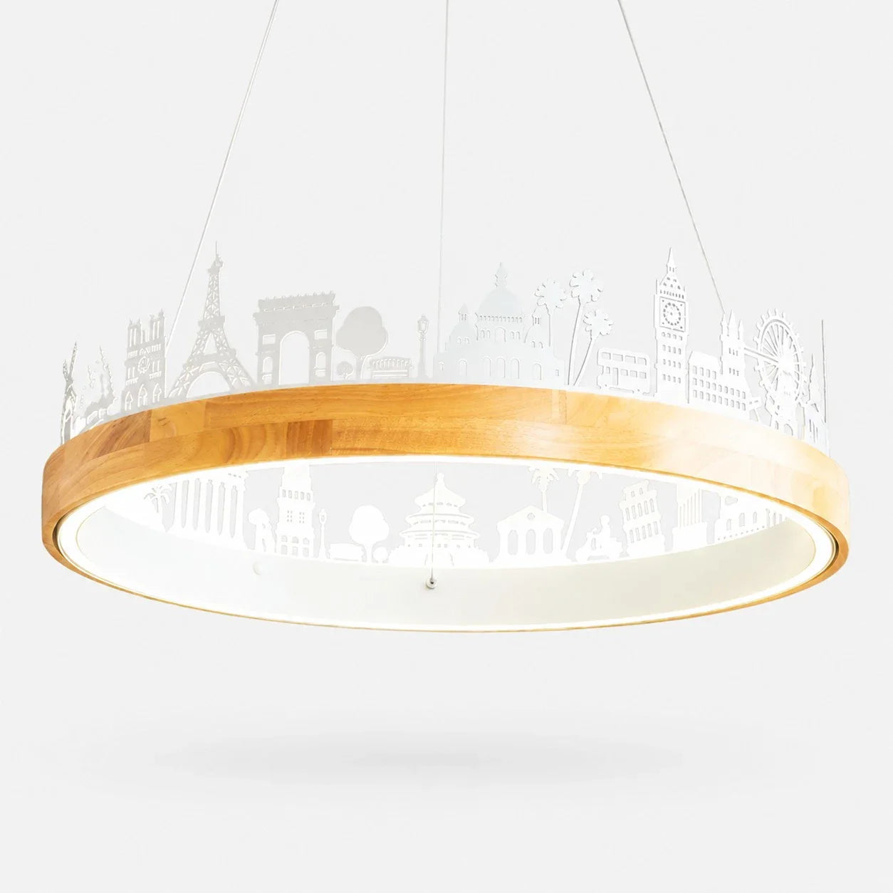 62 cm (24.4 in) (24.4 in) white pendant light