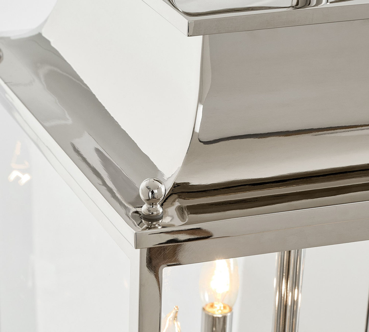 Yolvira Modern Outdoor Hanging Lantern – Dimmable Metal Pendant for Porch, Patio, or Balcony