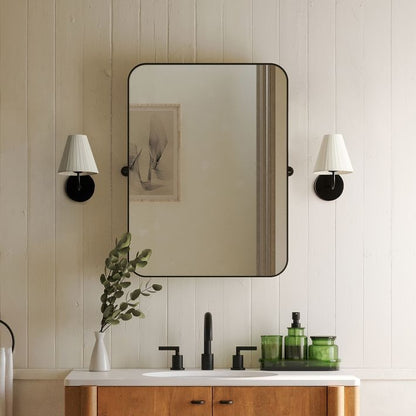 Fibura Contemporary Metal Sconce with Soft Linen Shade Subtle Silhouette for Living Rooms and Corridors