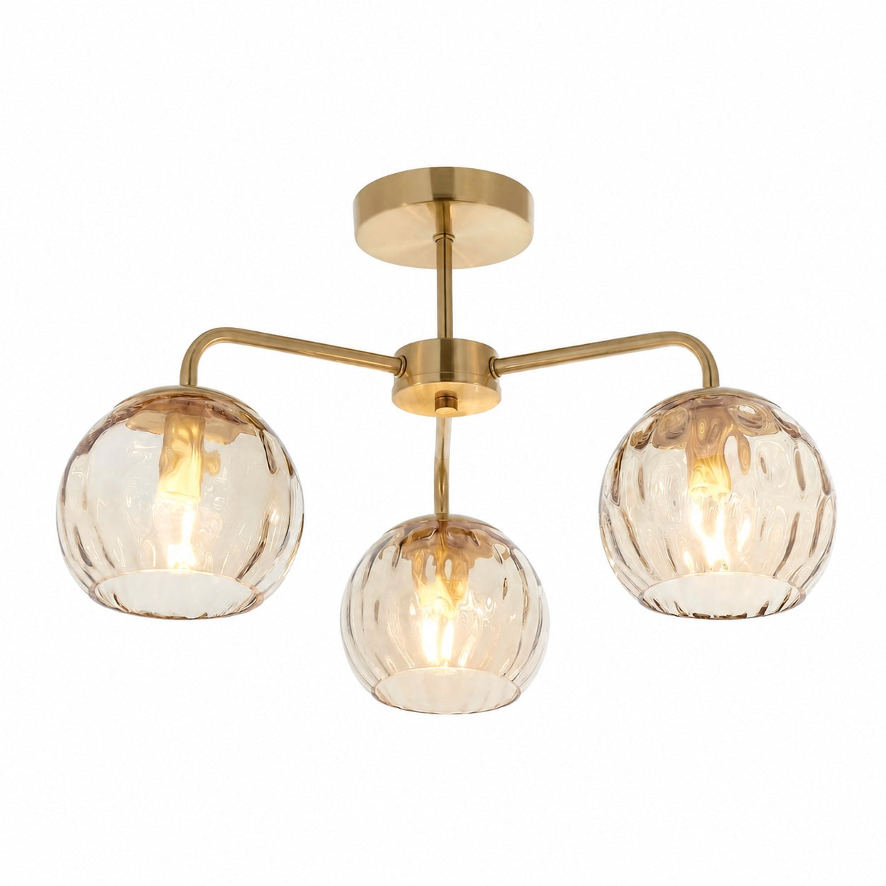 Tracian Glass Mid-Century Modern Globe Pendant Light for Dining Room
