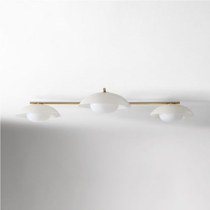 Elorina 3-Light Flush Mount Glass/Metal Ceiling Light - A Stylish Fixture for Modern Spaces