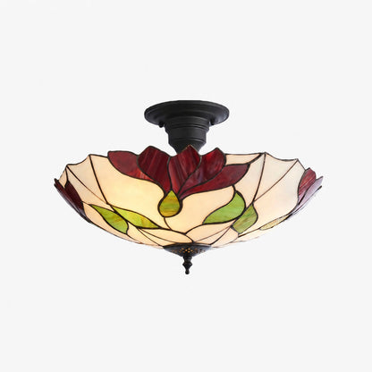 TF Botanica Florale Glas-Decken- und Pendelleuchten – Leuchten im Kunstglas-Stil für Räume
